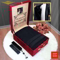 بوكس فروة رجالية شتوية فاخرة بتغليف أنيق