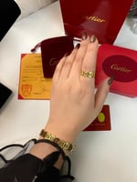 اسوارة نسائية كارتير + خاتم نسائي كارتيه