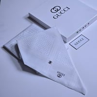 غترة قوتشي (GUCCI) - البيضاء الفاخرة (إصدار 2026)