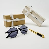 طقم رجالي نظارة وقلم هدية التخرج من ديور