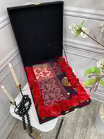 شال كشميري نسائي فاخر_مع تغليف الورد