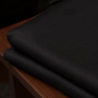 قماش اسود ملكي شتوي رجالي - تصميم ساده بنقش خفيف