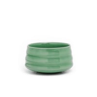 ثيو وعاء الماتشا سيراميك أخضر