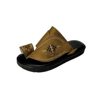 حذاء رجالي مخمل لون بيج