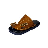 حذاء رجالي مخمل لون جملي وكحلي