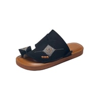 حذاء رجالي مخمل لون أسود