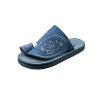 حذاء رجالي مخمل لون بحري