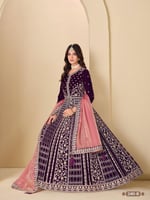 فستان سهره ملكي بتطريز فاخر