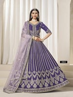 لهينغا بتطريز ذهبي فاخر