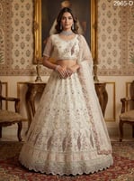 ساري عروس باستيل فاخر