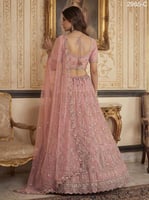 ساري عروس باستيل فاخر