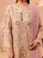 فستان هندي بلون بريق اللؤلؤ الوردي