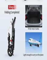 كرسي متحرك عادي خفيف للطائرة