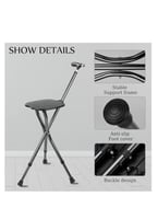 عكاز 4*1 (عكاز - كشاف - كرسي - مقعد مساج)