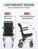 كرسي متحرك عادي خفيف للطائرة