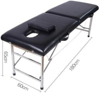 طاولة التدليك المحمولة، سرير تدليل للسبا، مع مسدس...