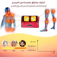 كمادة مساج الرقبة الكهربائية
