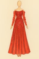 فستان ازهار