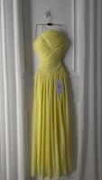فستان ناعم اصفر توب