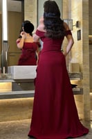 فستان احمر توب