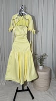 فستان قصير تفته ليموني