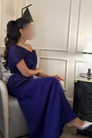 فستان موف كسرات صدر