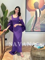 فستان ليلكي