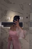 فستان ناعم توب كم طويل