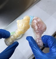 جلي القرش مجفف بالتجميد