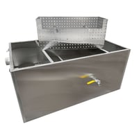 مصيدة زيت ستانلس ستيل مقاس 40*30*25سم للمطاعم والب...