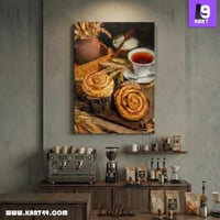 لوحة كانفس قطني فاخر ( معجنات وحلا)