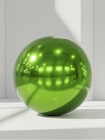 إيجار كرة مرايا لون أخضر بطبقتين (PVC 0.4) مم – 80...