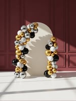 تنسيق قوس بالونات على الجانبين - ستاند