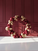 تنسيق حلقة بالونات دائري