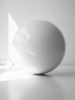 كرة مرايا لون أبيض بطبقتين (PVC 0.4) مم – متعددة ا...