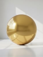 إيجار كرة مرايا لون ذهبي بطبقتين (PVC 0.4) مم – 2....