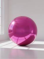 إيجار كرة مرايا لون وردي بطبقتين (PVC 0.4) مم – 1...