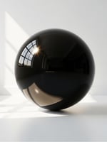 كرة مرايا لون اسود بطبقتين (PVC 0.4) مم – متعددة ا...