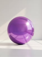 إيجار كرة مرايا لون بنفسجي بطبقتين (PVC 0.4) مم –...