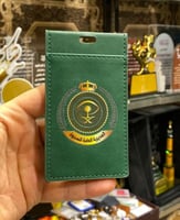 حامل بطاقة جلد لون زيتي خاص بموظفين المديرية العام...