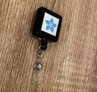 تعليقة بطاقة بلاستيك مربع اسود