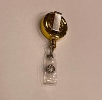 تعليقة بطاقة عمل ذهبي بلاستيك 29 مل