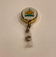 تعليقة بطاقة عمل ذهبي بلاستيك 29 مل