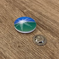 بروش اكرليك دائري مغناطيس قطرها 2،9 سم