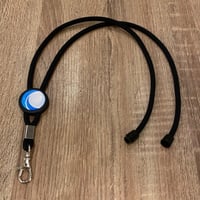 تعليقة حبل لون اسود 25 مل