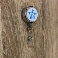 تعليقة دائري فضي معدن 25 مل