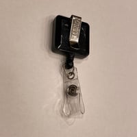 تعليقة بطاقة بلاستيك مربع اسود