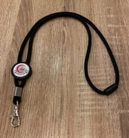 تعليقة حبل لون اسود 25 مل