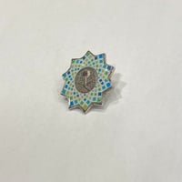 بروش رؤية السعودية معدن فضي دبوس ( 2.5سم في 2.5سم...