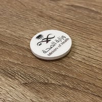 بروش اكرليك دائري مغناطيس قطرها 2،9 سم